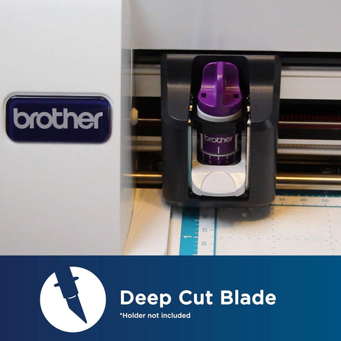 Brother ScanNCut Deep Cut Blade CABLDF1, Accessory Blade for Brother Cutting Machines, Cuts Materials up to 2mm Thick, Foam and Balsa Wood Cutting...