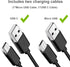 2 Cable AC Charger Fit for Anker Soundcore 1 2 Boost Mini 2 Flare + Plus Liberty Air Life Note Q10 Q20 Q30 Bluetooth Speaker Headphones Earbuds Ch...
