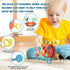 Baby Montessori Toys for 18 Months, Sensory Toys for Toddlers, Airplane Travel Essential for 1 2 Year Old Birthday Gifts Pull String Activity Moto...