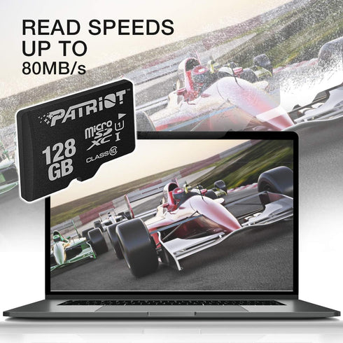 Patriot LX Series Micro SD Flash Memory Card 128GB...