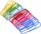 4 Inch Large Paper Clips,25 Pcs Jumbo Paper Clips Vinyl Coated Giant Paperclips for Files, Papers, Bookmark, Office Supply,Multicolor 10CM...