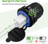 10L0L Golf Cart Quick Charge QC 3.0 Dual USB Charger Socket, 12V-24V USB Outlet for Yamaha EZGO Club Car, 12V Input Double USB Ports with DIY Car ...