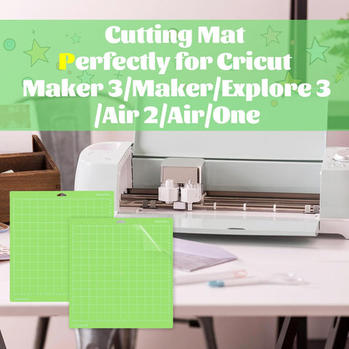 THANMAO Standard Grip Cutting Mat 3 Pack,12"x12" Standard Grip Cutting Mats for Cricut Maker 3/Maker/Explore 3/Air 2/Air/One?Replacement Accessori...