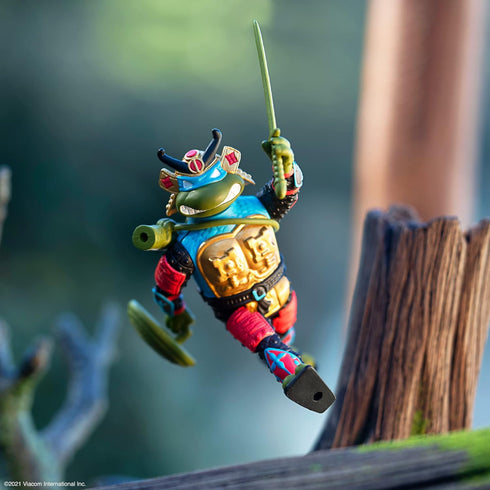 Super7 Teenage Mutant Ninja Turtles Samurai Leonardo - 3.75" TMNT Action Figure with Accessories Classic Cartoon Collectibles and Retro Toys...