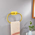 Towel Bar/Bath Towel Ring, Self Adhesive Hand Towel Ring for Bathroom, Stainless Steel Sticky Hand Towel Holder, No Drilling Modern Round Towel Ha...