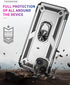 Military Grade Drop Impact for iPhone 14 Plus Case 360 Metal Rotating Ring Kickstand Holder Armor Heavy Duty Shockproof Case for iPhone 14 Plus Ph...