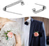 50 Pcs Brooch Pins, Silver Bar Pins, Secure Back Clasp with Back Bar Fastener, Pin Badge Backs with Holes, 4-Size Pack of Safety Pins (50)...