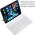 Ultra-Slim Bluetooth Keyboard Portable Mini Wireless Keyboard Rechargeable for Apple iPad iPhone Samsung Tablet Phone Smartphone iOS Android Windo...