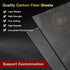 ARRIS 240 x 240 x 0.5mm Carbon Fiber Sheet, Available in 1MM 1.5MM 2MM 2.5MM 3MM 3.5MM 4MM 4.5MM 5MM 6.0MM 100% 3K Carbon Plate Pannel Sheet Twill...