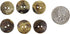 Akoya Mother of Pearl Shell Buttons: 28L, 0.70", 18mm (AR-384-28L) C10 (50)...