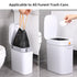 funest Small Drawstring Trash Bag,Easy to Tear and Pack,4 Gallon Garbage Bags,75 Counts...