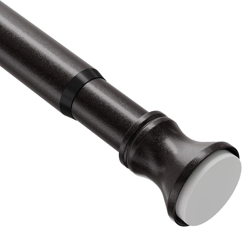 Amazer Spring Tension Shower Curtain Rod, 26-42 Inches Rust-Resistance Tension Curtain Rod Bathroom Rod, Adjustable Shower Curtain Rod No Drill, B...