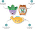 Fringe Studio Plush Dog Toy Set, Just Add Water, Small 3 Piece Set, Pet Shop Collection (662057)...