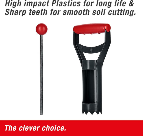 Install Kit for Mole and Gopher Traps SuperCat. 25 cm Tunnel-locating Probe + Serrated-Edge Cutter for 6 cm Dia. Hole. European Design, Easy to Us...