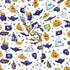 Halloween Fabric,Halloween Fat Quarters Fabric Bundles 8 PCS,Skull Pumpkin Spooky Theme Fabric 19.7 X 19.7 in for Sewing Dressmaking Thanksgiving ...