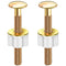 Toilet Seat Screws Bolts Universal Toilet Seat Hinge Bolts and Nuts Replacement for Top Mount Toilet Seat Hinges...