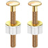 Toilet Seat Screws Bolts Universal Toilet Seat Hinge Bolts and Nuts Replacement for Top Mount Toilet Seat Hinges...