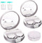 2 Pack Contact Lens Case, Leak-Proof Contact Case Travel with Cleaner Washer Holder Tweezers, Remover Tool Solution Bottle for Outdoor Daily Use(S...