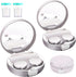 2 Pack Contact Lens Case, Leak-Proof Contact Case Travel with Cleaner Washer Holder Tweezers, Remover Tool Solution Bottle for Outdoor Daily Use(S...