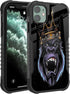 Compatible with iPhone 11 2019 Case for Man Boys, The Fiery Gorilla King Design Heavy Duty Shockproof Bumper Protective Phone Cover Full Body Stur...