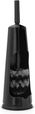 Brabantia ReNewToilet Brush & Holder Set (Matt Black) Free-Standing, Non-Slip/Scratch Base, Hygenic Discreet Toilet Bowl Cleaner...