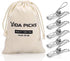 40 Pack Wire Clothes Pins Heavy Duty Outdoor, Stainless Steel ClothesPins for Hanging Clothes, Metal Clothes Pegs, Clothing Clips, Laundry Pins 1....