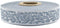 11 Yard Spool 0.79" Wide Blue Leaf Tendril Jacquard Ribbon Woven Trim Upholstery Fabric Sewing Trims 20270 V5...