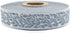 11 Yard Spool 0.79" Wide Blue Leaf Tendril Jacquard Ribbon Woven Trim Upholstery Fabric Sewing Trims 20270 V5...