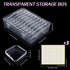 THYSSEN Bead Organizers,30Pcs Plastic Mini Clear Storage Cases with 1pcs Hinged Lid Rectangle Case,Bead Containers Transparent Boxes,for Jewelry B...