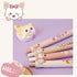 4 Pcs Gel Ink Pens Cartoon Retractable Pens Cute Cat Pen 0.5mm Black Ink Writing Pen Office School Supplies for Girls Womem (Dessert Cat)...