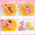 8 Pcs Cookie Cutters, 3D Cookie Cutter with Plunger Stamp, Animal Shape Cookie Molds, Embossing Plastic Biscuit Cutter Set for Kids Fondant Cookie...