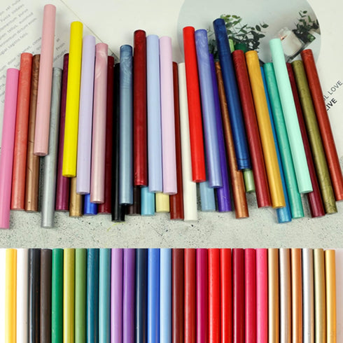 20 Pieces Glue Gun Wax Seal Sticks for Wax Seal Stamp, Sealing Wax Sticks Glue Gun Sealing Wax Mini Glue Stick for Wine, Wedding, Envelopes. Great...
