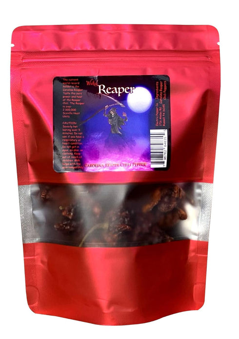Wicked Reaper Wicked Tickle Carolina Reaper Chili Peppers World's Hottest Dried Spice 10 Pack +2 Free...