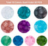 PH PandaHall 200pcs Frosted Glass Beads 10 Color 8mm Sea Glass Beads Spacers Matte Bead Ocean Blue Loose Bead for Friendship Bracelet Necklace Mot...