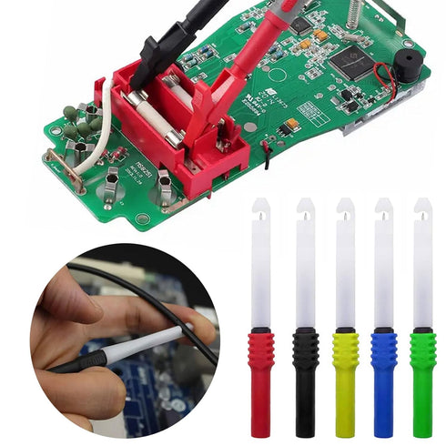 31PCS Back Probe Kit, Banana Plug to Copper Alligator Clips Test Leads Kit with Alligator Clips, Wire Piercing Probes Set, 4mm Banana Plug Adapter...