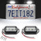LivTee Waterproof 12V License Plate LED Light, for RV Camper Truck SUV Trailer Van, Step Courtesy & Cargo Lights, Xenon White (2PCS)...