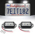 LivTee Waterproof 12V License Plate LED Light, for RV Camper Truck SUV Trailer Van, Step Courtesy & Cargo Lights, Xenon White (2PCS)...
