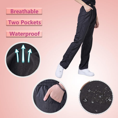 Pet Grooming Pants Lightweight Groomer Trousers for Pet Groomers Waterproof Cosmetologist Uniforms for Pet Hospital...