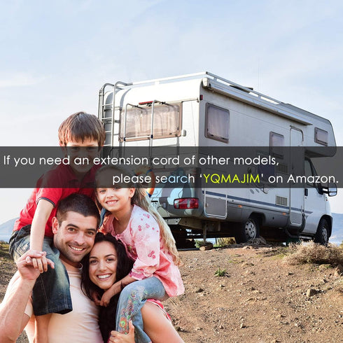 5 Pin Dash Cam Cable,33 Ft 2.5mm Male to 5 Pin Backup Camera Cord,Dash Cam Rear View Camera Ultra Long Cable with Reverse Trigger Wire Fit for Pic...