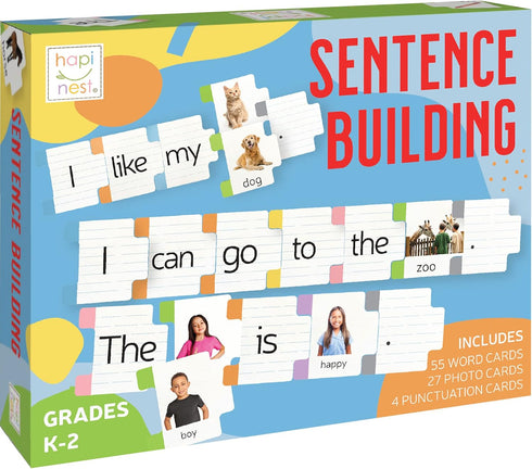 Hapinest Sentence Building Learning Game for Kids | Grammar Reading and Speech Therapy Activities | Kindergarten 1st Grade Special Education Class...