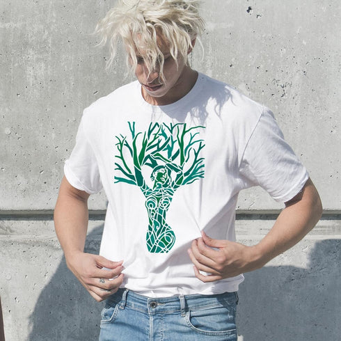 FINGERINSPIRE Tree of Life Painting Large Stencil 8.3x11.7" PET Character Spraying Stencil Reusable Minimalist Line Art Woman Pattern Wall Stencil...