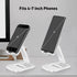 Cell Phone Stand for Desk Adjustable Portable Foldable Phone Holder Cradle Dock, Compatible with iPhone 15 14 13 Pro Max Mini, 12 11 XR X 8 7 6 Pl...