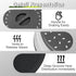 4 in 1,WENWELL Vented Collapsible Microwave Splatter Cover & Mat,Kitchen dish bowl Plate lid for Food,Dishwasher-Safe,BPA-Free Silicone & Plastic...