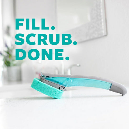 Scotch-Brite Scrub Tub & Shower Wand, Ideal for Bathroom Buildup, Glass Door, Shower and Bath Cleaner, Soap Scum Remover, 1 Wand...