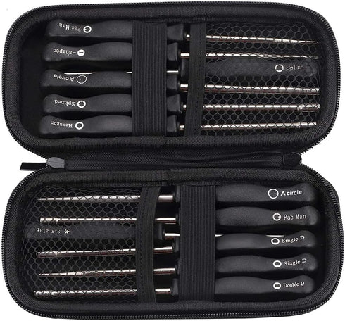 Hipa Pack-of-12 Carburetor Adjustment Tool Carburator Adjusting Kit for 2-Cycle Small Engine for Poulan Husqvarna STHIL ECHO Trimmer Weedeater Cha...