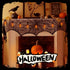 Halloween Orange Flickering Flame String Lights, C18 Halloween Decorations Lights Outdoor with 10 Orange Flicker Flame Bulb for Christmas Fireplac...