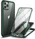 Designed for iPhone 11 Pro Max Full Body Case, Full Body Rugged Case with Built-in 9H Tempered Glass Screen Protector for iPhone (Midnight Green)....