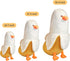 PEACH CAT Banana Duck Plush Toy Cute Plushie Hugging Plush Pillow Duck Stuffed Animal for Girls and Boys White 19.7"...