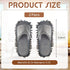 2 Pairs Microfiber Cleaning Mop Slippers for Floor Cleaning House Mop Shoes Men and Women Washable Unisex Dusting Slippers Dirt Cleaning Tool Supp...