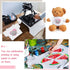 Kathfly 6 Pcs Sublimation Blank Bear Clothes, White Basic Fleece Tee Shirt Doll T Shirts White Sublimation Blank White Bear Hoodie for 4-18 Inch S...
